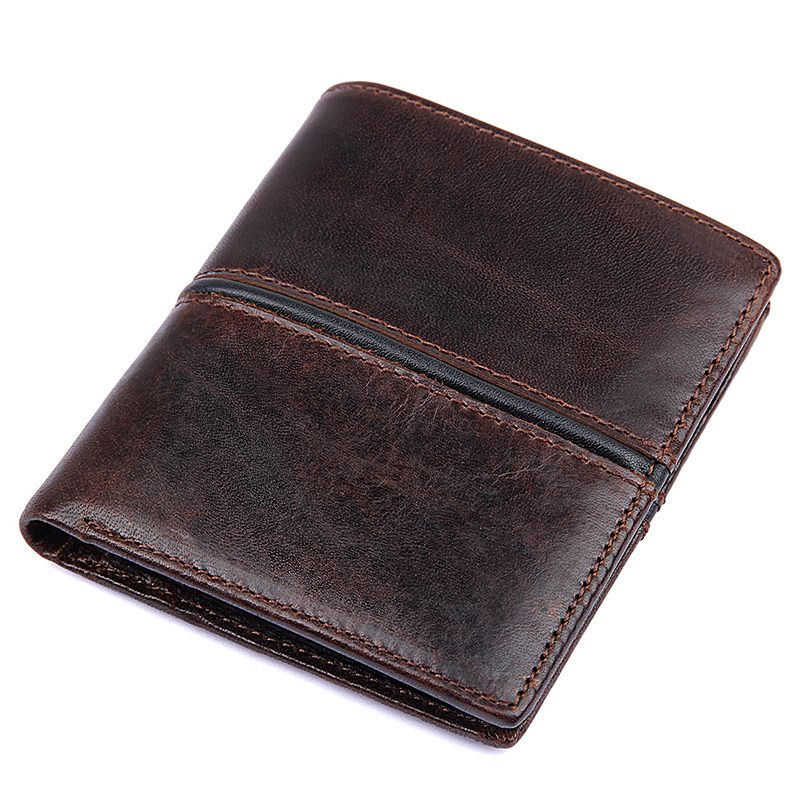 81572Q Cow Leather Black Cash Holder ID window_Mens Leather Wallet